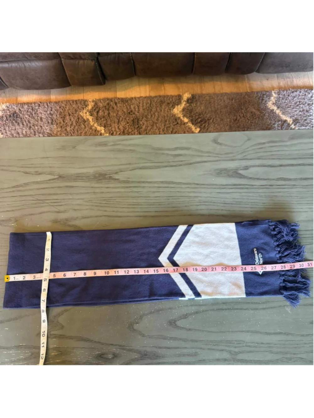 Men's Sport-Tek Delaware North Scarf One Size Navy White